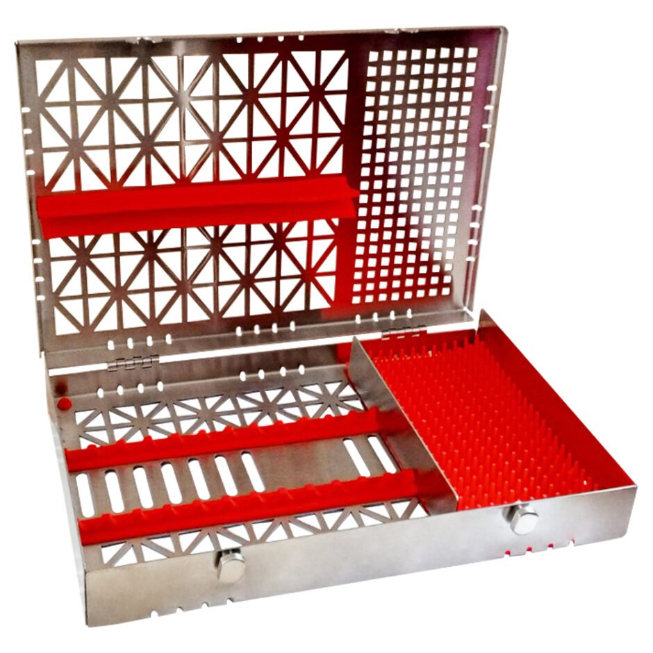 Sterilization Cassette 12 Inserts with Accessory Area