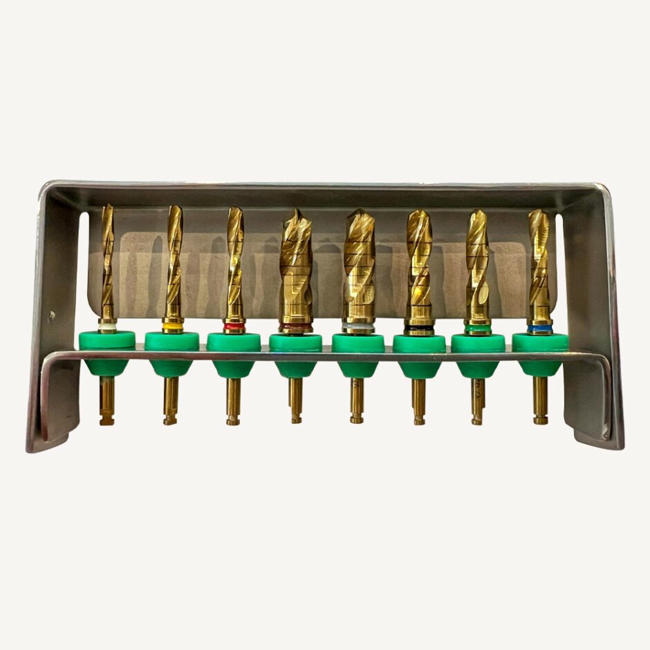 Dental Implant Gold Drill Set