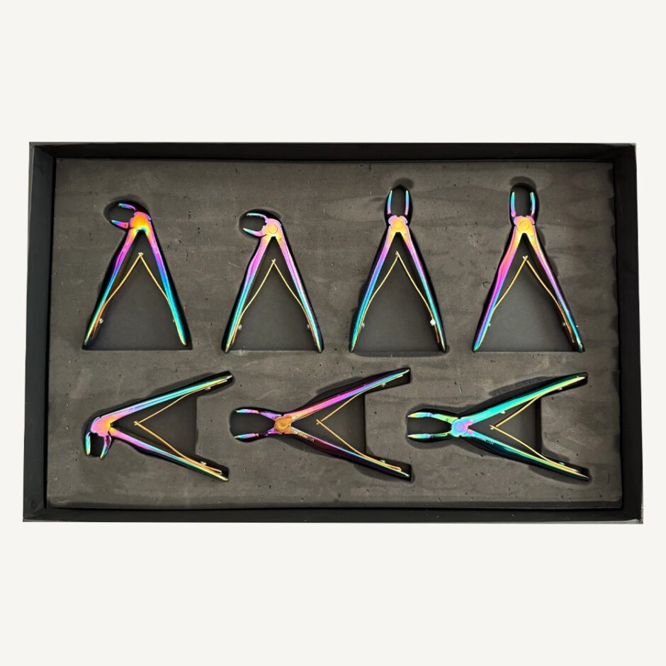 Rainbow Pediatric Forceps Set