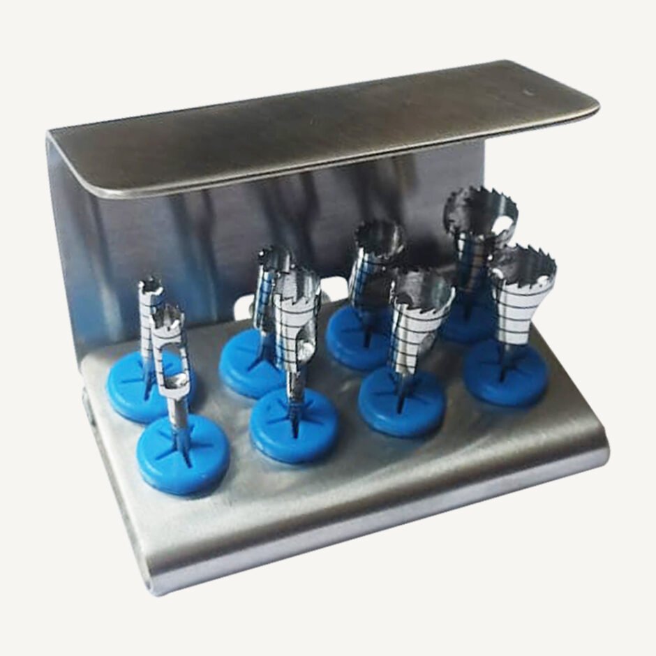 Short Trephine Bur Set