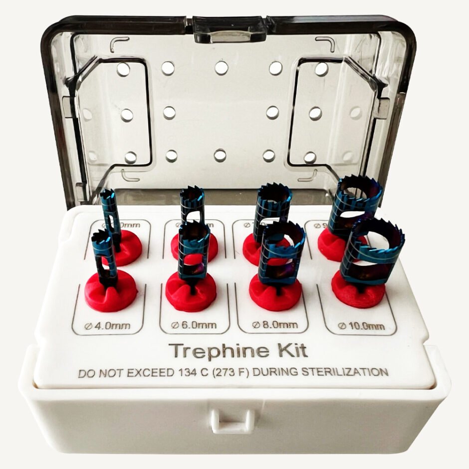 Trephine Bur Set Blue