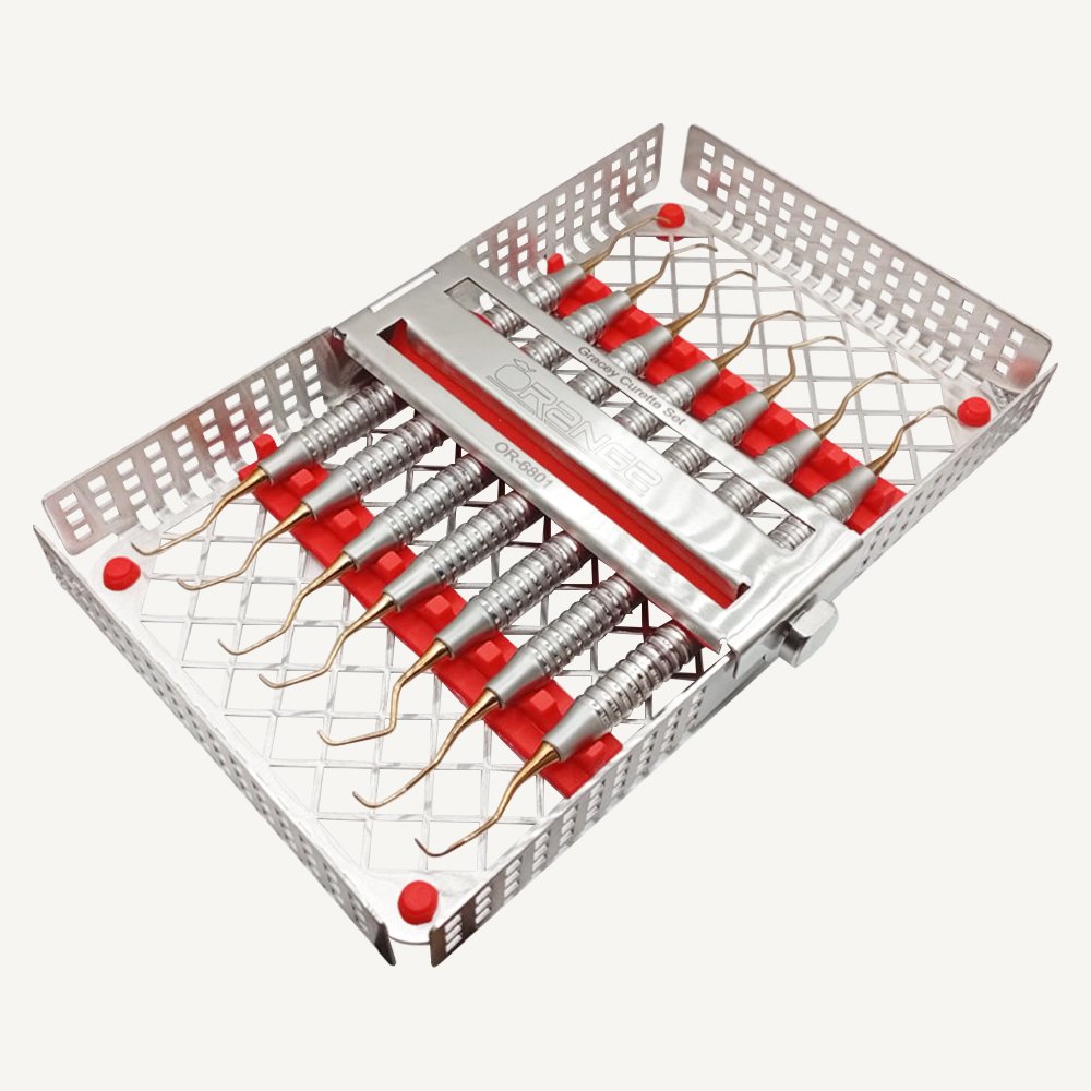 Gracey Curette Set Gold