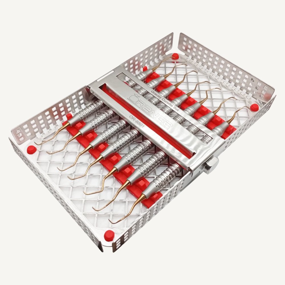 Gracey Curette Set Gold